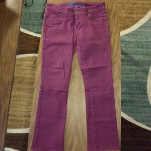 Dark Fuschia Jeans